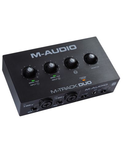 Аудио интерфейс M-Audio - M-Track Duo, черен - 3