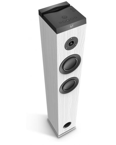 Аудио система Energy Sistem - Tower 5 g2, 2.1, бяла/черна - 3
