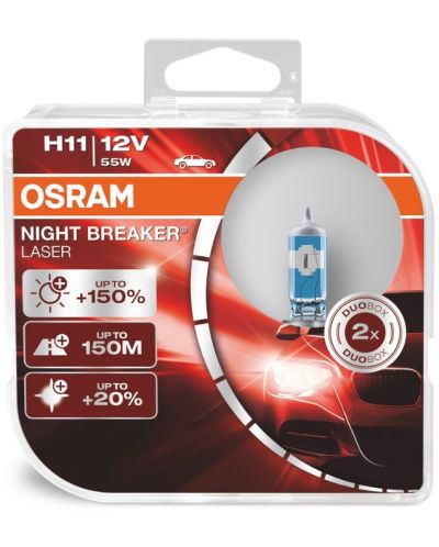 Авто крушки Osram - H11, 64211NL, Night Breaker Laser - 1