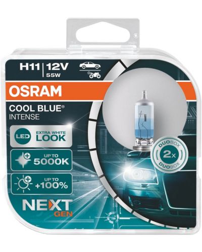 Авто крушки Osram - H11, 64211CBN, Cool Blue Intense - 1
