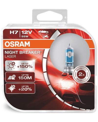 Авто крушки Osram - H7, 64210NL, Night Breaker Laser - 1