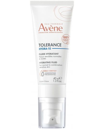 Avène Tolerance Хидратиращ флуид Hydra-10, 40 ml - 1