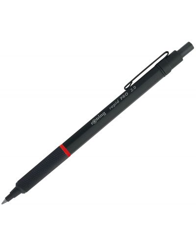 Автоматичен молив Rotring Rapid Pro - 2.00 mm, черен - 1