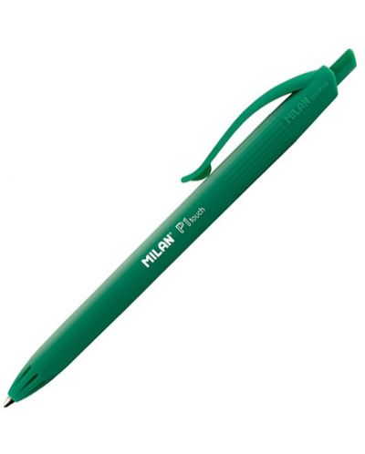 Автоматична химикалка Milan - P1 Touch, 1.0 mm, зелена - 1