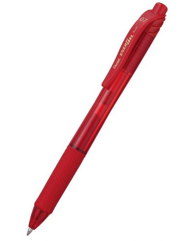 Автоматичен ролер Pentel Energel BL 107 - 0.7mm, червен - 1