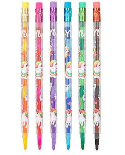 Автоматични двуцветни моливи Depesche TopModel Ylvi - 6 броя - 1