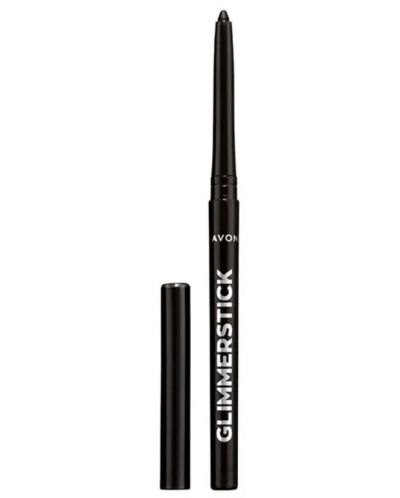 Avon Автоматичен молив за очи Glimmerstick, Brown Black, 0.28 g - 1