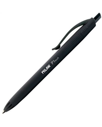 Автоматична химикалка Milan - P1 Touch, 1.0 mm, черна - 1