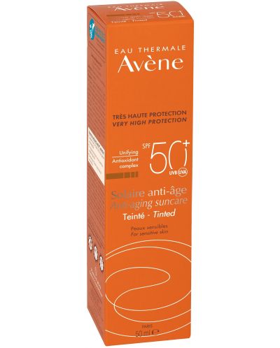 Avène Sun Анти-ейдж тонирана слънцезащита, SPF 50+, 50 ml - 3