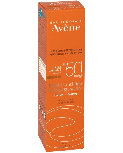 Avène Sun Анти-ейдж тонирана слънцезащита за лице, SPF50+, 50 ml - 3