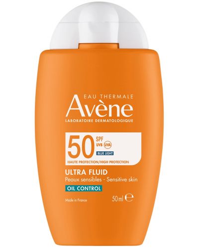 Avène Sun Слънцезащитен флуид за мазна кожа, SPF50, 50 ml - 1