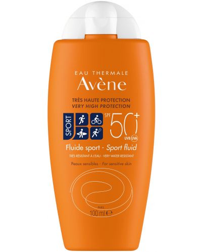 Avène Sun Слънцезащитен флуид Sport, SPF 50+, 100 ml - 1