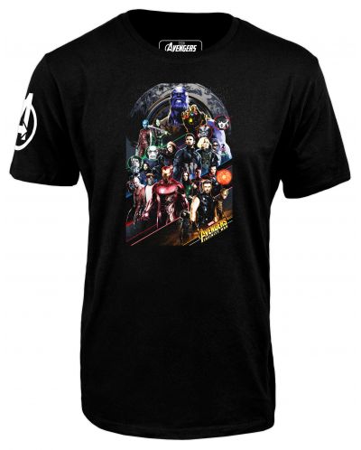 Тениска Avengers Infinity War - Team, черна - 1