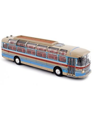 Авто-модел Saviem S53M 1970 - Creme with red &amp; blue stripes