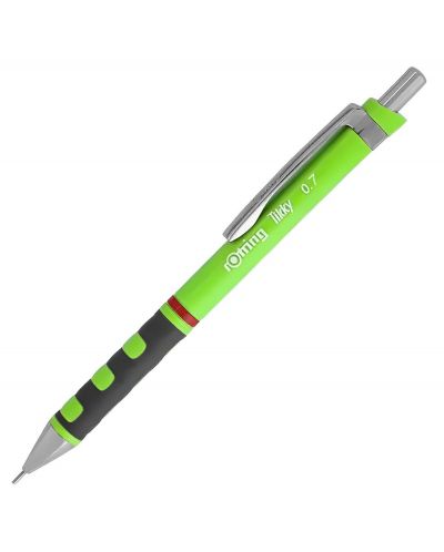Автоматичен молив Rotring Tikky - 0.7 mm, пастелно зелен - 1
