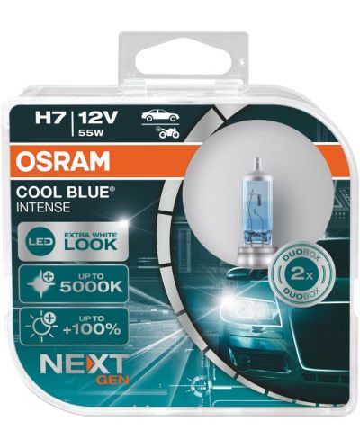 Авто крушки Osram - H7, 64210CBN, Cool Blue Intense - 1