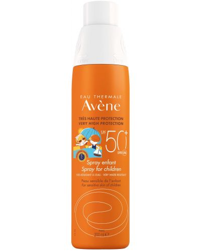 Avène Sun Слънцезащитен спрей за деца, SPF50+, 200 ml - 1