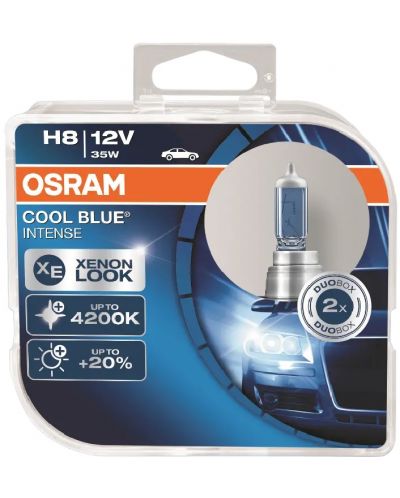 Авто крушки Osram - H8, 64212CBI, Cool Blue Intense - 1