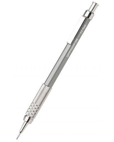 Автоматичен молив Pentel Graphgear - 520 0.9 mm, сребрист - 1