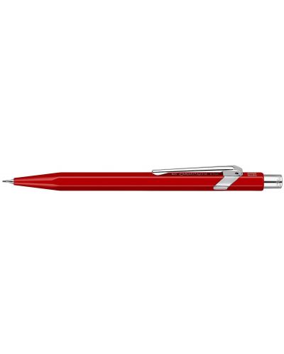 Автоматичен молив Caran d'Ache 844 Metal Collection – Red, 0.7 mm - 2
