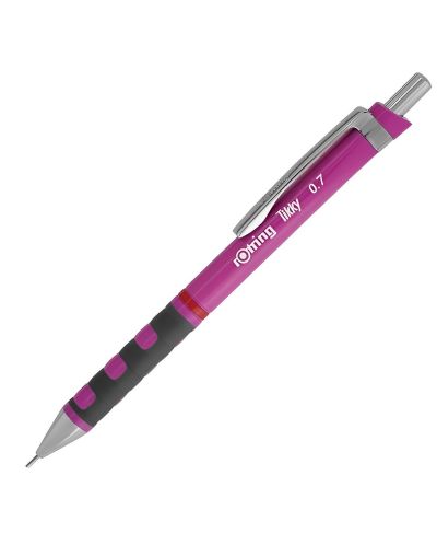 Автоматичен молив Rotring Tikky - 0.7 mm, пастелно лилав - 1