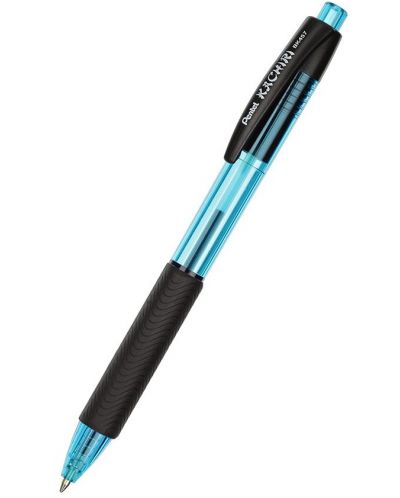 Автоматична химикалка Pentel - Kachiri 457, 0.7 mm, синя - 1