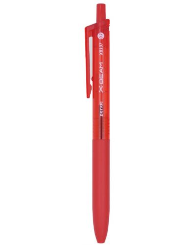 Автоматична химикалка Penac X-Beam - XB107, 0.7 mm, червена - 1