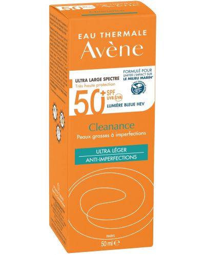 Avène Cleanance Слънцезащитен крем, SPF50+, 50 ml - 4