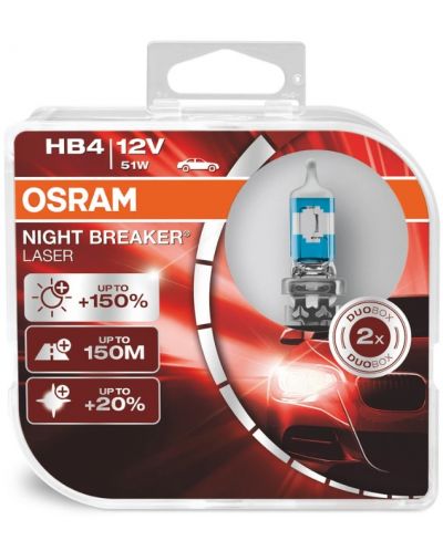 Авто крушки Osram - HB4, 9006NL, Night Breaker Laser - 1