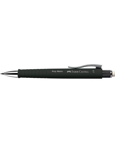 Автоматичен молив Faber-Castell Poly Matic - 0.7 mm, черен - 1