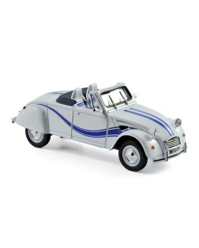 Авто-модел Citroën 2CV Cabriolet Azelle 1990 White with Blue Deco