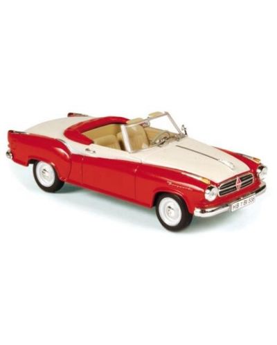 Авто-модел Borgward Isabella Convertible in Red and White 1958