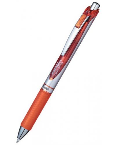 Автоматичен ролер Pentel Energel BL 107 - 0.7mm, оранжев - 1