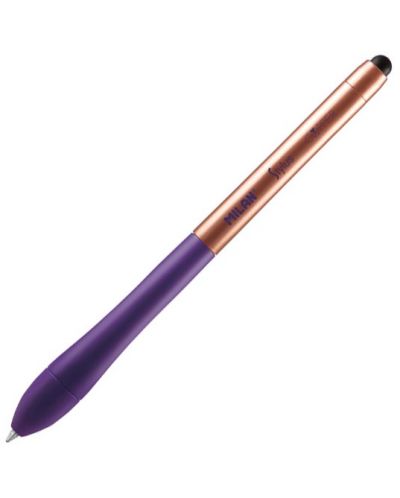Автоматична химикалка Milan Copper - 1.0 mm, синя, асортимент - 1