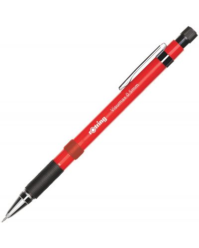Автоматичен молив Rotring Visumax - Червен, 0.5 mm - 1