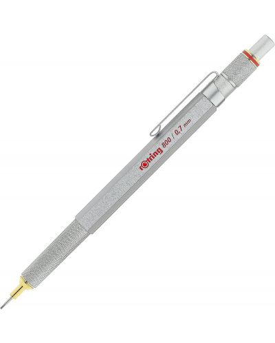 Автоматичен молив Rotring 800 - 0.7 mm, сребрист - 1