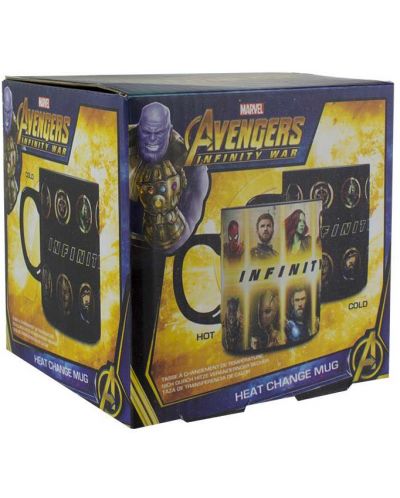 Чаша с термо ефект Paladone - Marvel Avengers Infinity War  - 3