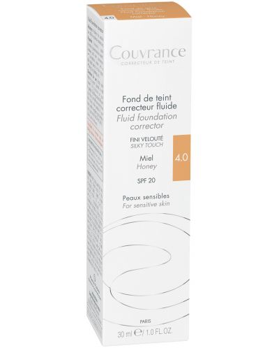 Avène Couvrance Фон дьо тен течен коректор, 4.0 Меден, SPF20, 30 ml - 2