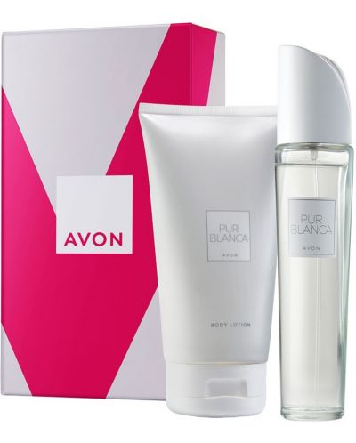 Avon Комплект Pur Blanca - Тоалетна вода и Лосион за тяло, 50 + 150 ml - 1