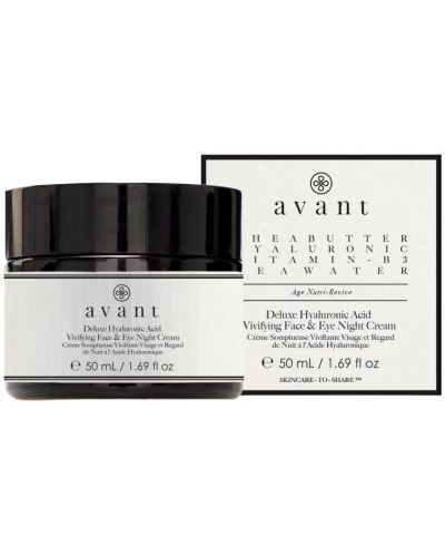 Avant Нощен крем за лице и очи с хиалуронова киселина, 50 ml - 1