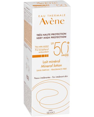 Avène Sun Минерално мляко за лице и тяло, SPF50+, 100 ml - 3
