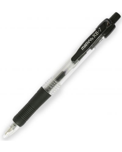 Автоматична химикалка Marvy Uchida RB7 - 0.7 mm, черна - 1
