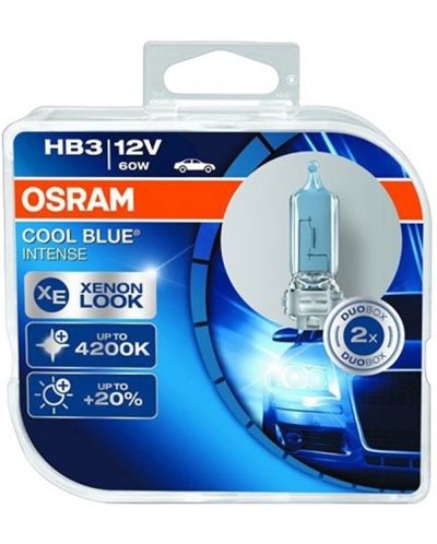 Авто крушки Osram - HB3, 9005CBI, Cool Blue Intense - 1