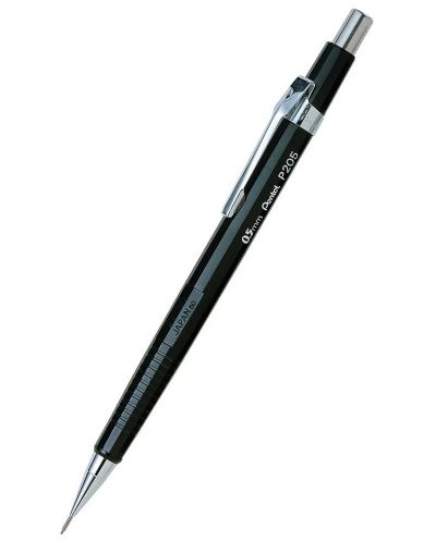 Автоматичен молив Pentel P205 - 0.5 mm, черен - 1