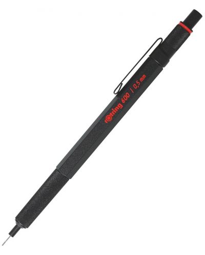 Автоматичен молив Rotring 600 - 0.5 mm, черен - 1