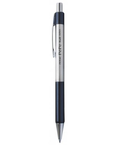 Автоматична химикалка Penac Pepe - 0.7 mm, черно и сиво - 1
