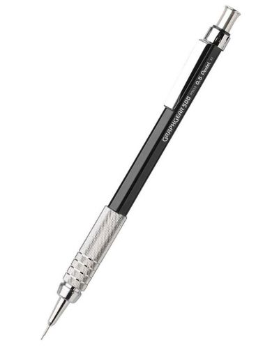 Автоматичен молив Pentel - Graphgear 520, 0.5 mm, черен - 1