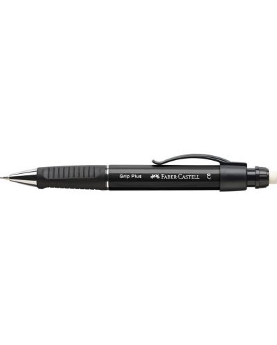 Автоматичен молив Faber-Castell Grip Plus - Черен, 0.7 mm - 2