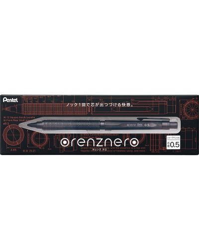 Автоматичен молив Pentel Orenz Nero - Черен, 05 mm - 2