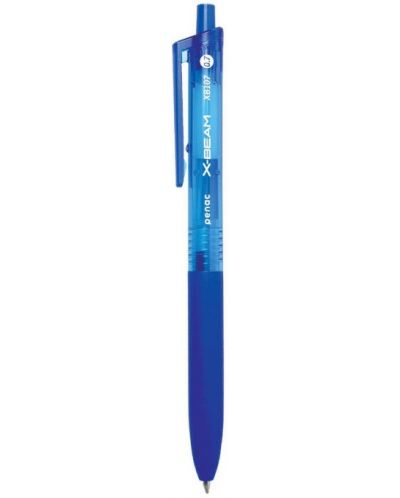 Автоматична химикалка Penac X-Beam - XB107, 0.7 mm, синя - 1